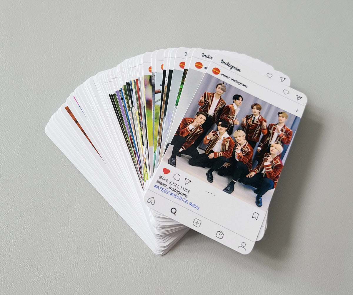 ATEEZ Instagram Photo Card Set - Limited Edition (60 Cards)