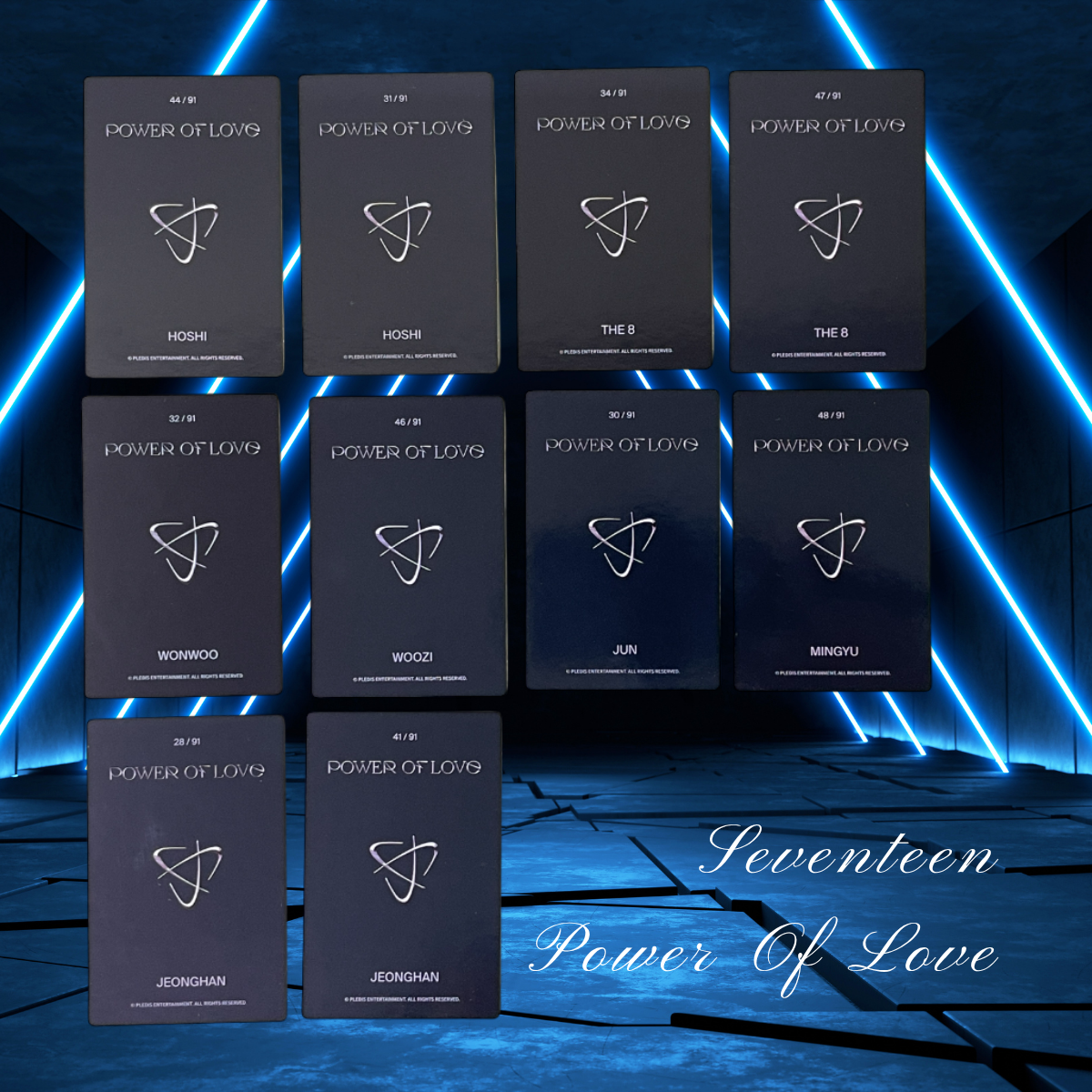 SEVENTEEN Official Photocard Set – Power of Love 1