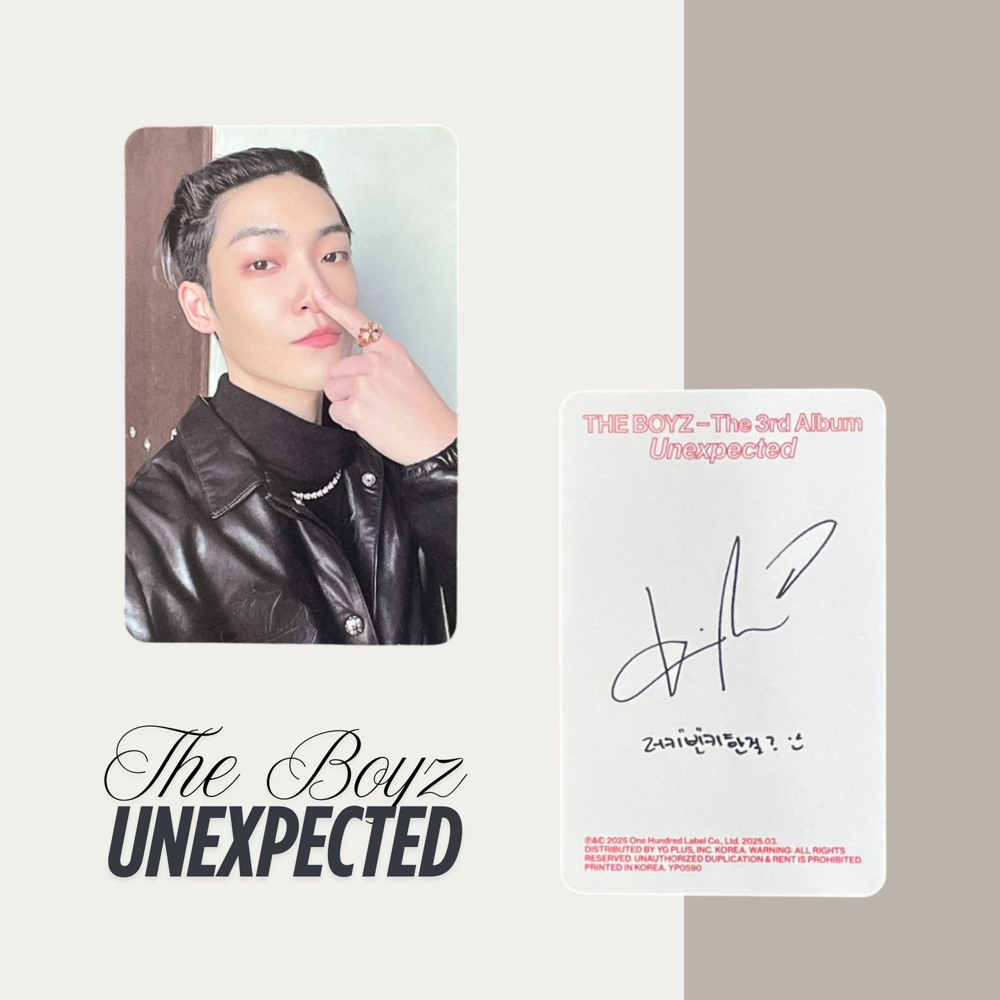 THE BOYZ Unexpected Official Photocard Set 3 – The Newly Released Album 2025