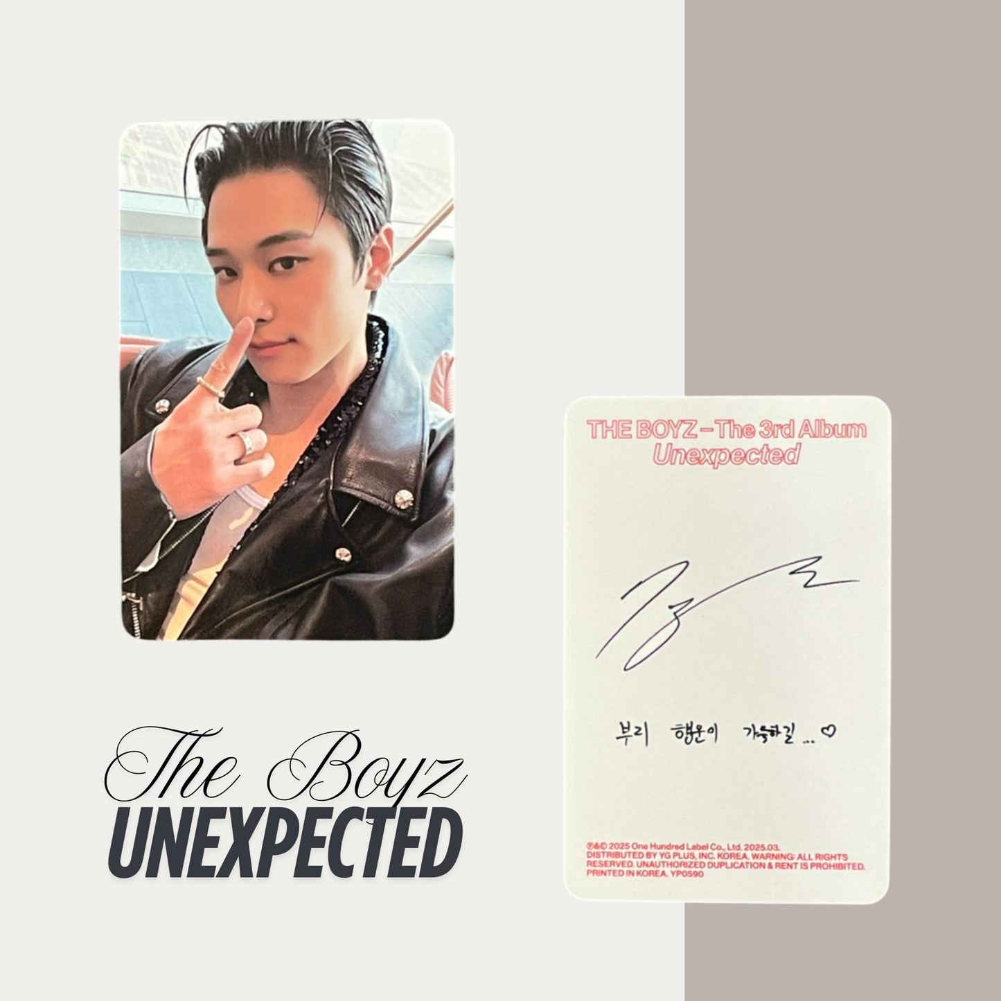 THE BOYZ Unexpected Official Photocard Set 3 – The Newly Released Album 2025