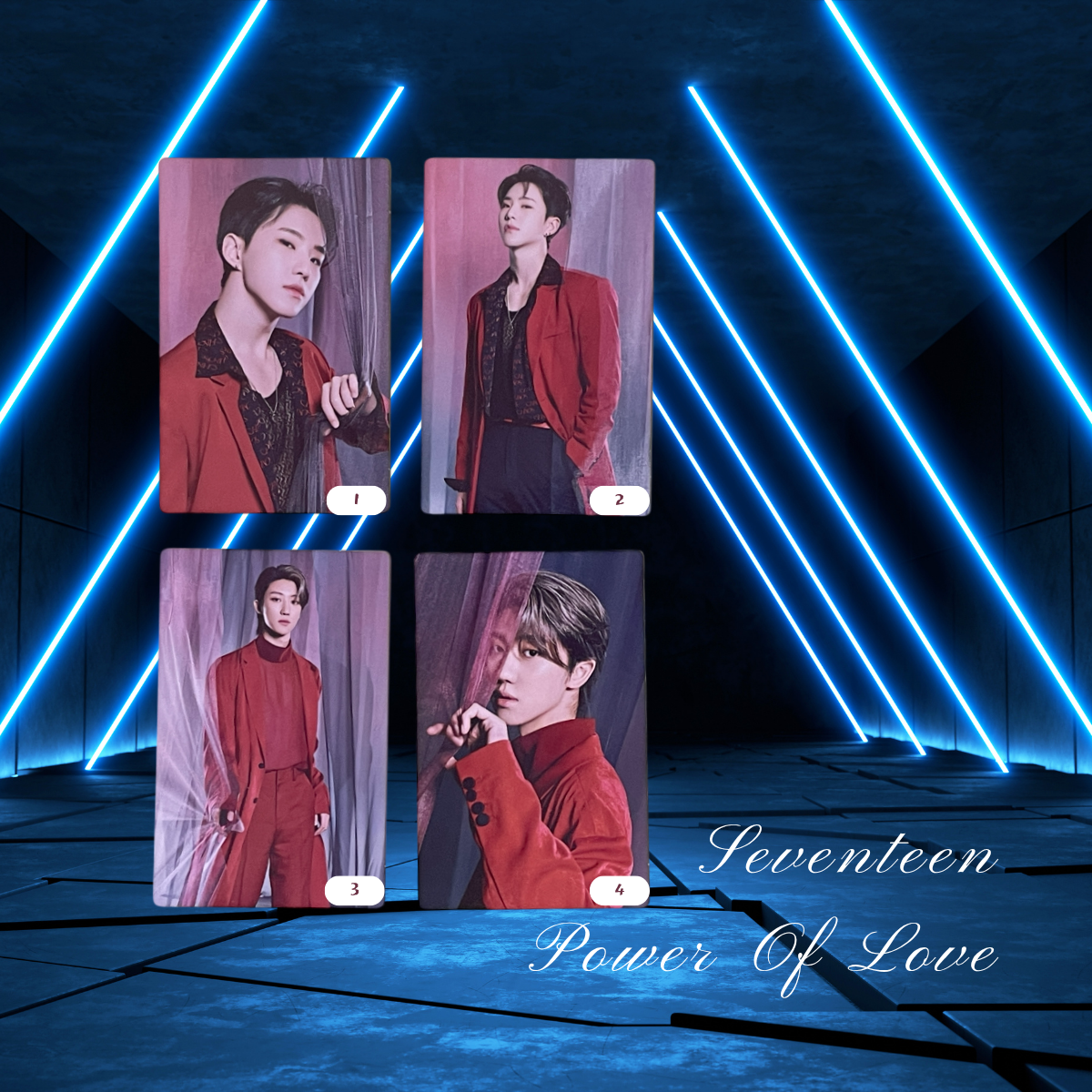 SEVENTEEN Official Photocard Set – Power of Love 1