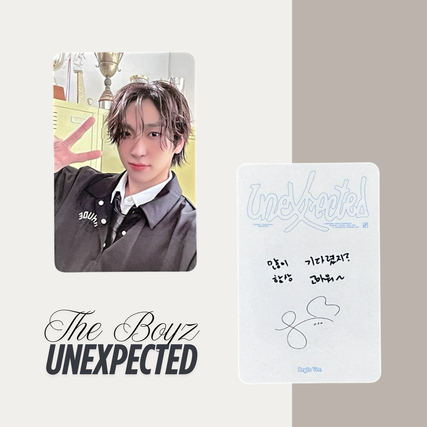 THE BOYZ Unexpected Official Photocard Set 5 – The Newly Released Album 2025