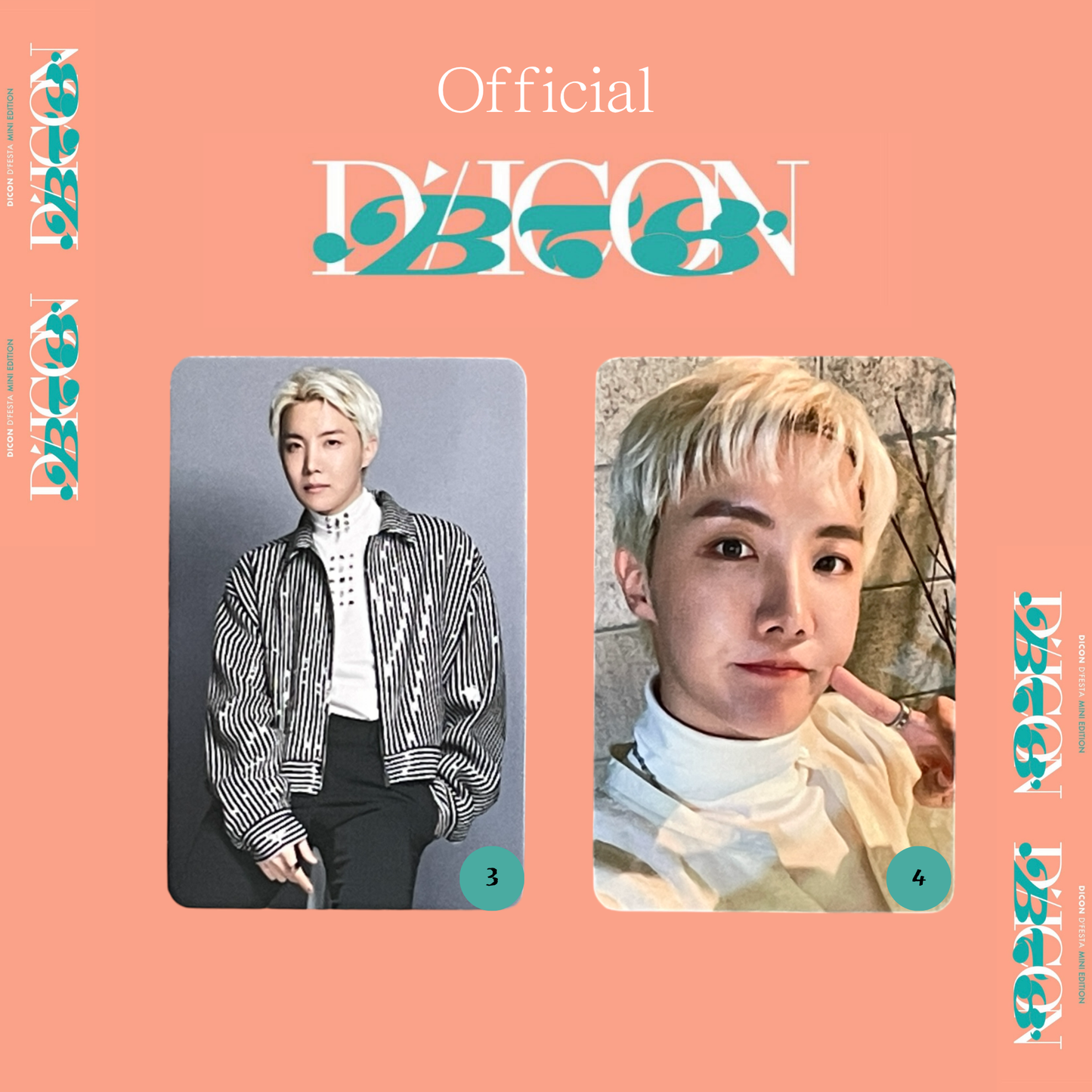 BTS J-Hope Official Photocard – DICON D’FESTA (2022 Edition / Glossy)