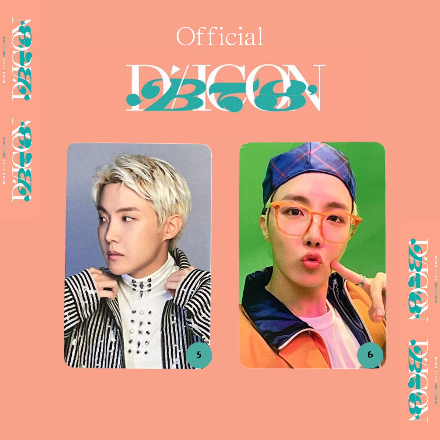 BTS J-Hope Official Photocard – DICON D’FESTA (2022 Edition / Glossy)
