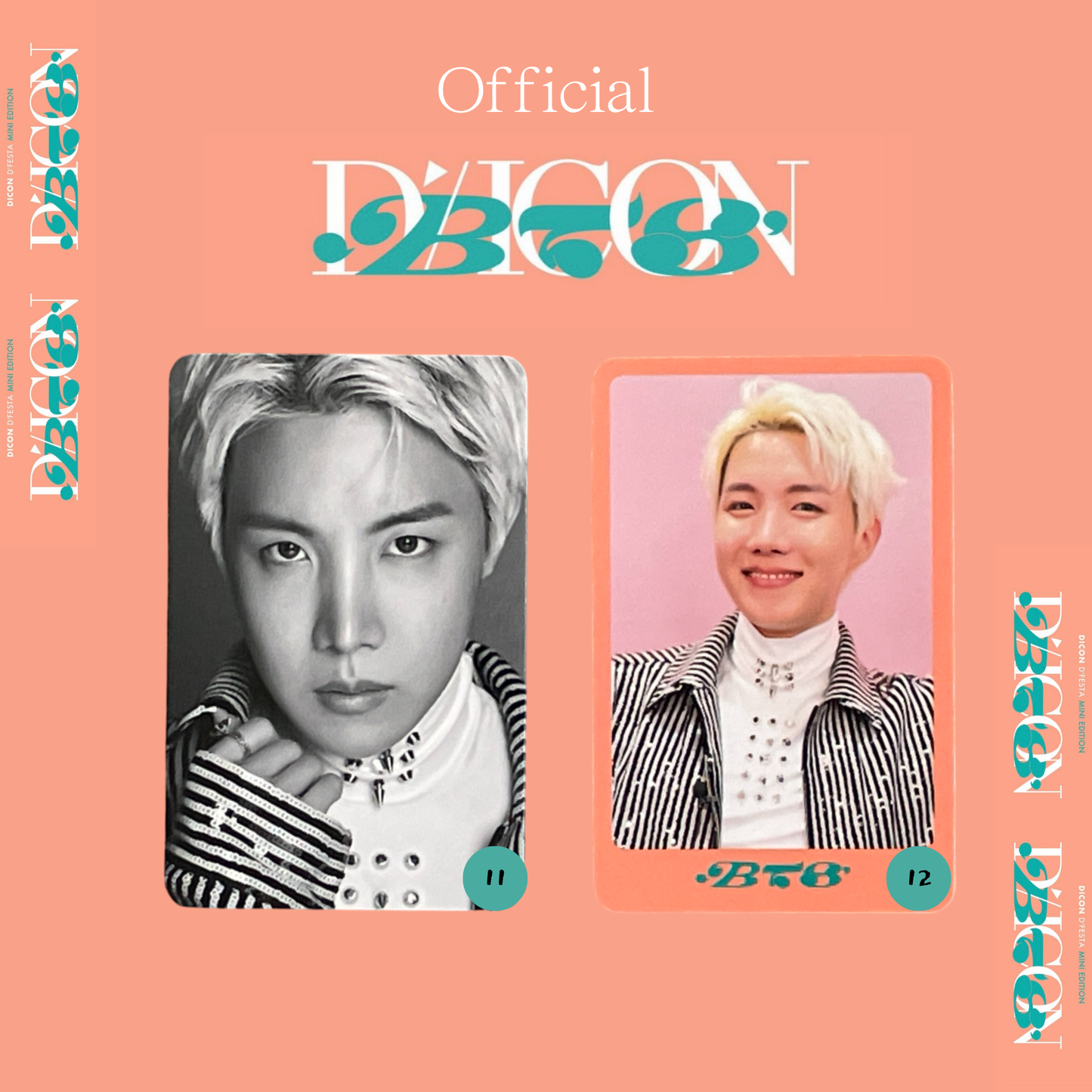 BTS J-Hope Official Photocard – DICON D’FESTA (2022 Edition / Glossy)