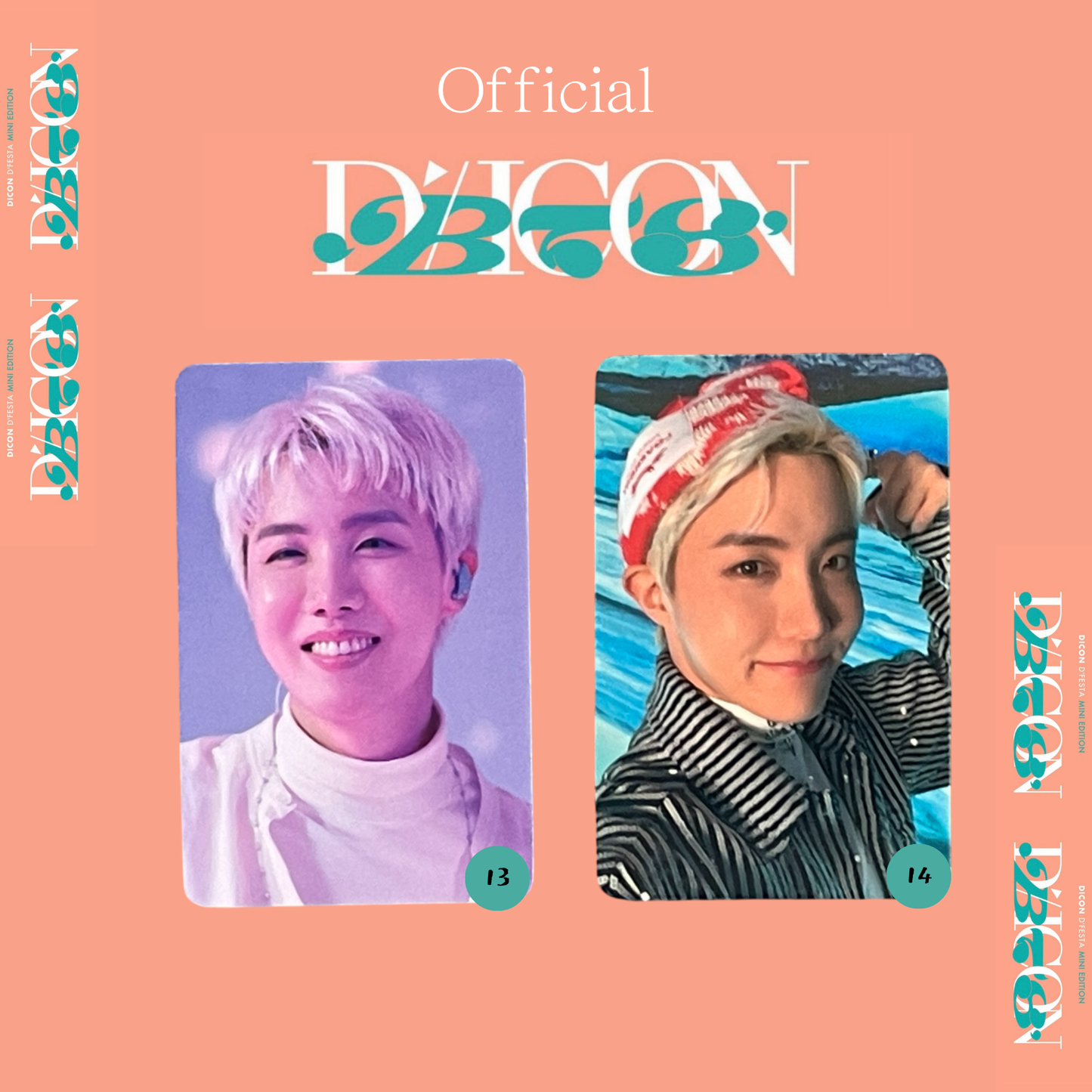 BTS J-Hope Official Photocard – DICON D’FESTA (2022 Edition / Glossy)