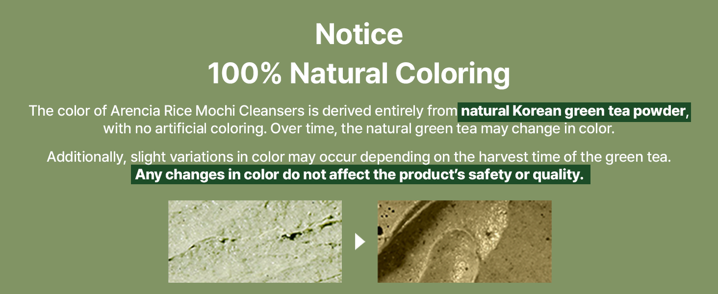 Arencia Rice Soap Fresh Cleanser - Moisturizing, Brightening & Deep-Cleansing (4.23oz)