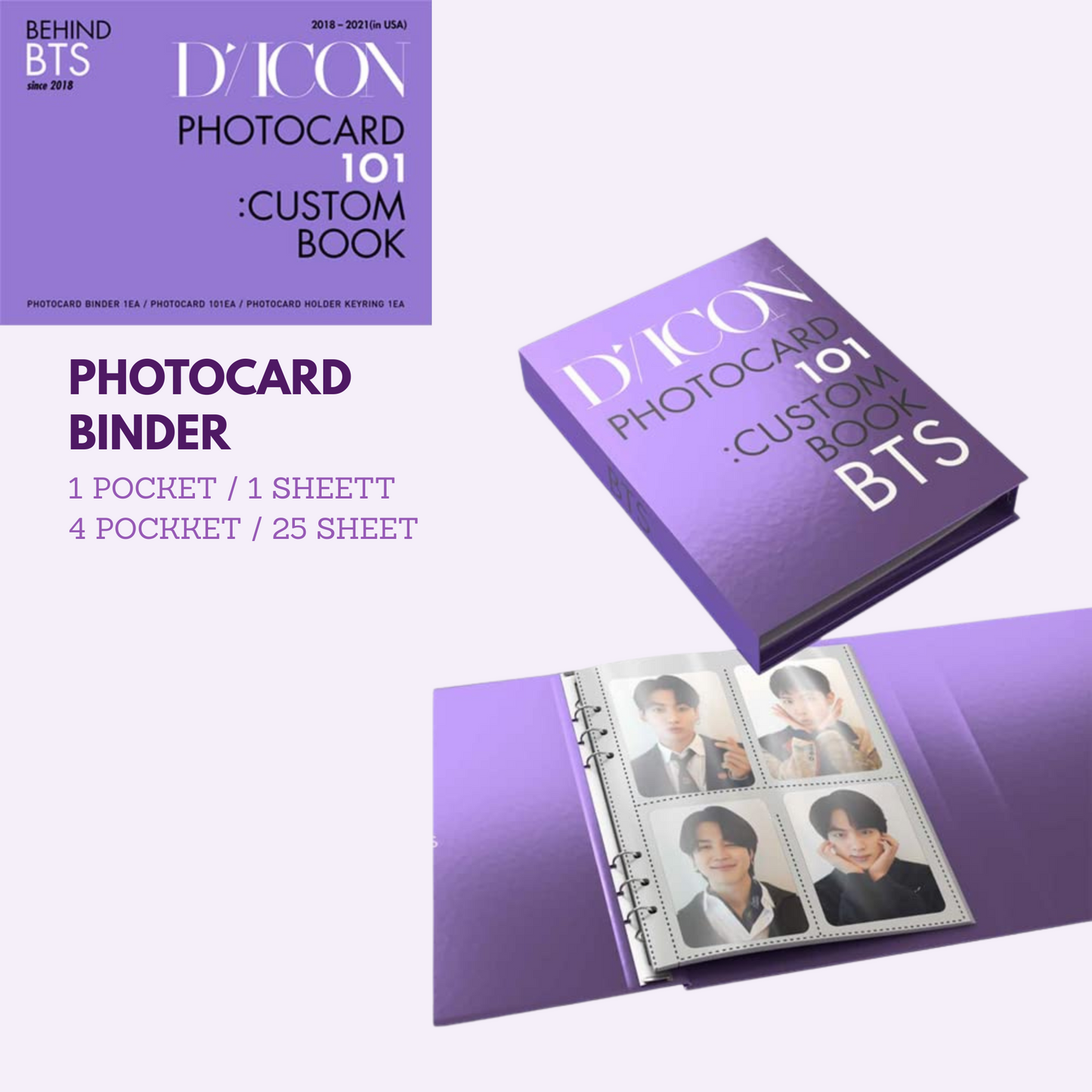 DICON 101 Full Box Set – BTS / SEVENTEEN / NCT 127 (Pre-owned)