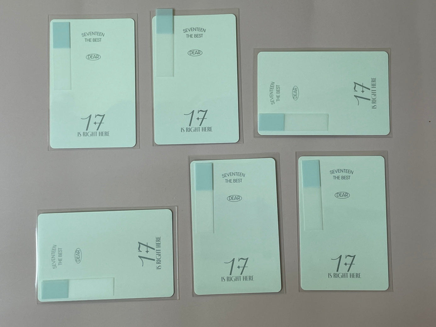 Seventeen The Best (DEAR) Version - Vernon Photocard Set No.4