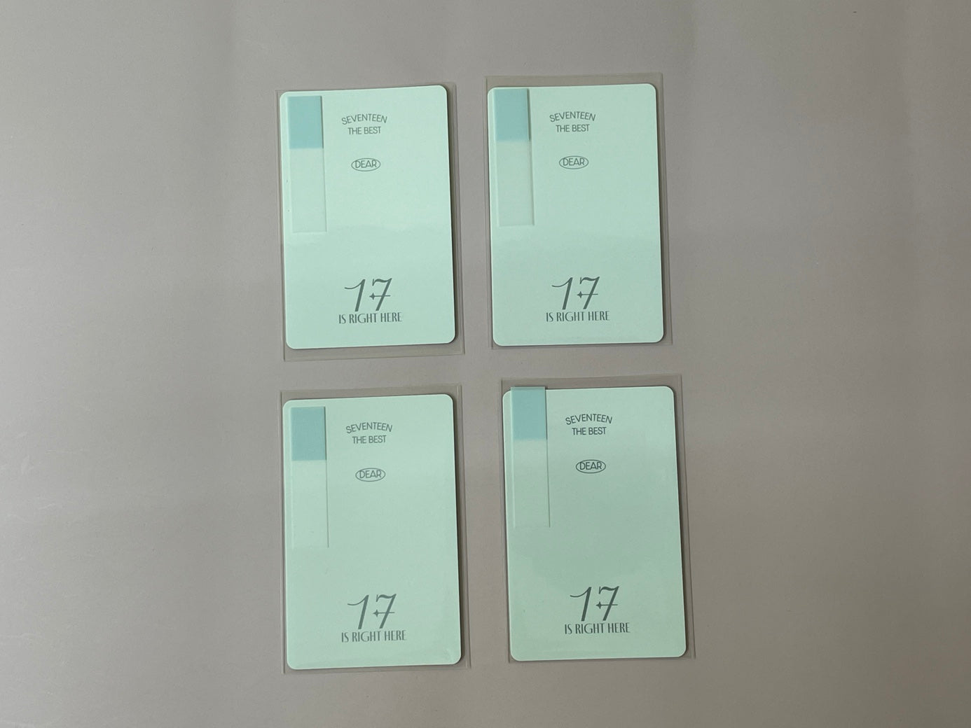 Seventeen The Best (DEAR) Version - Vernon Photocard Set No.3