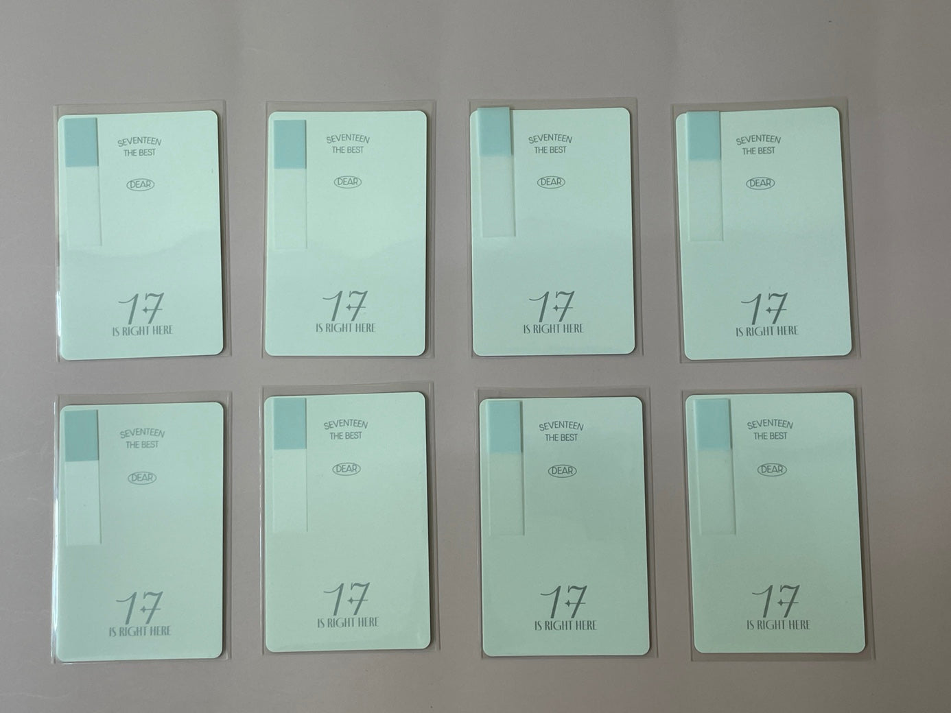 Seventeen The Best (DEAR) Version - Vernon Photocard Set No.1