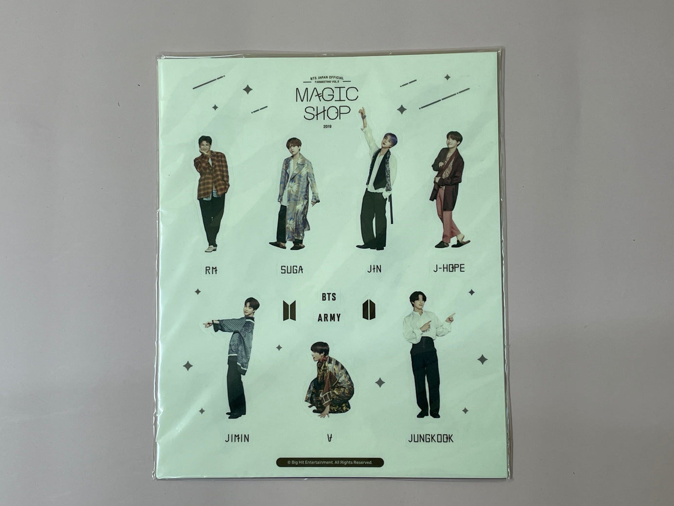 BTS Map of the Soul Tour Sticker & 5th Muster Magic Shop Japan Deco Sticker Set (Free Shipping)