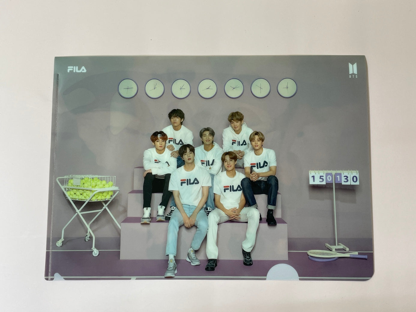 BTS x FILA x SMART File Folder & Fan Set