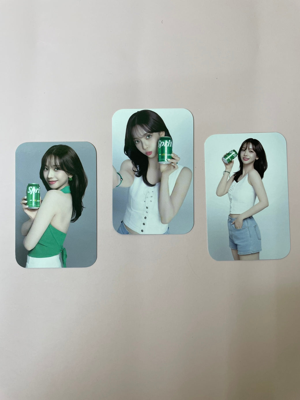 Karina aespa x Sprite Collaboration Photocard Set