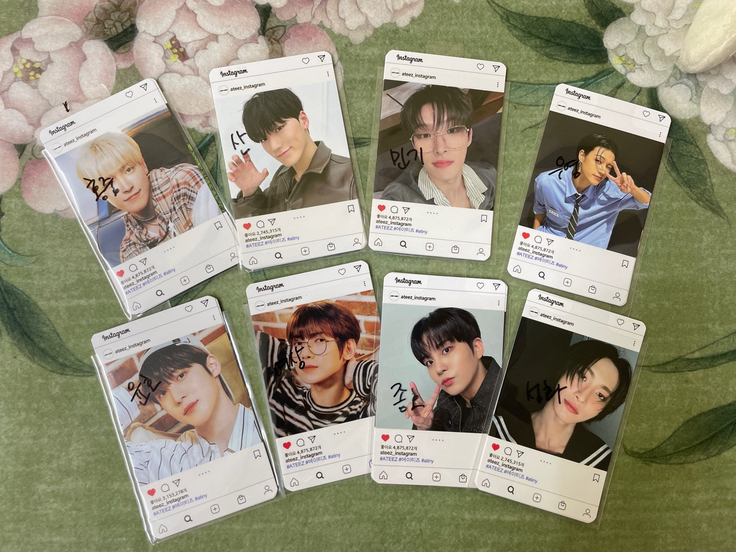 ATEEZ Instagram Photo Card Set - Limited Edition (60 Cards)