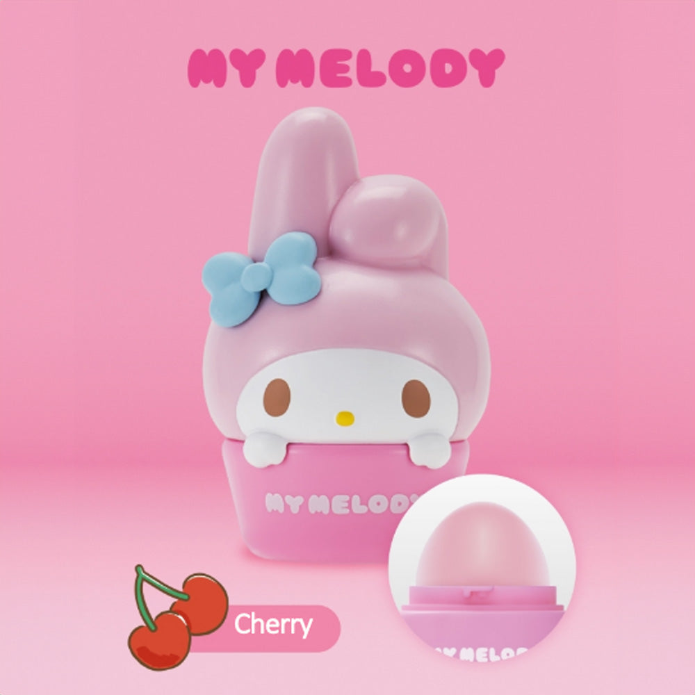 Adorable Sanrio Character Moisturizing Lip Balms - Hello Kitty, My Melody, Cinnamoroll & More