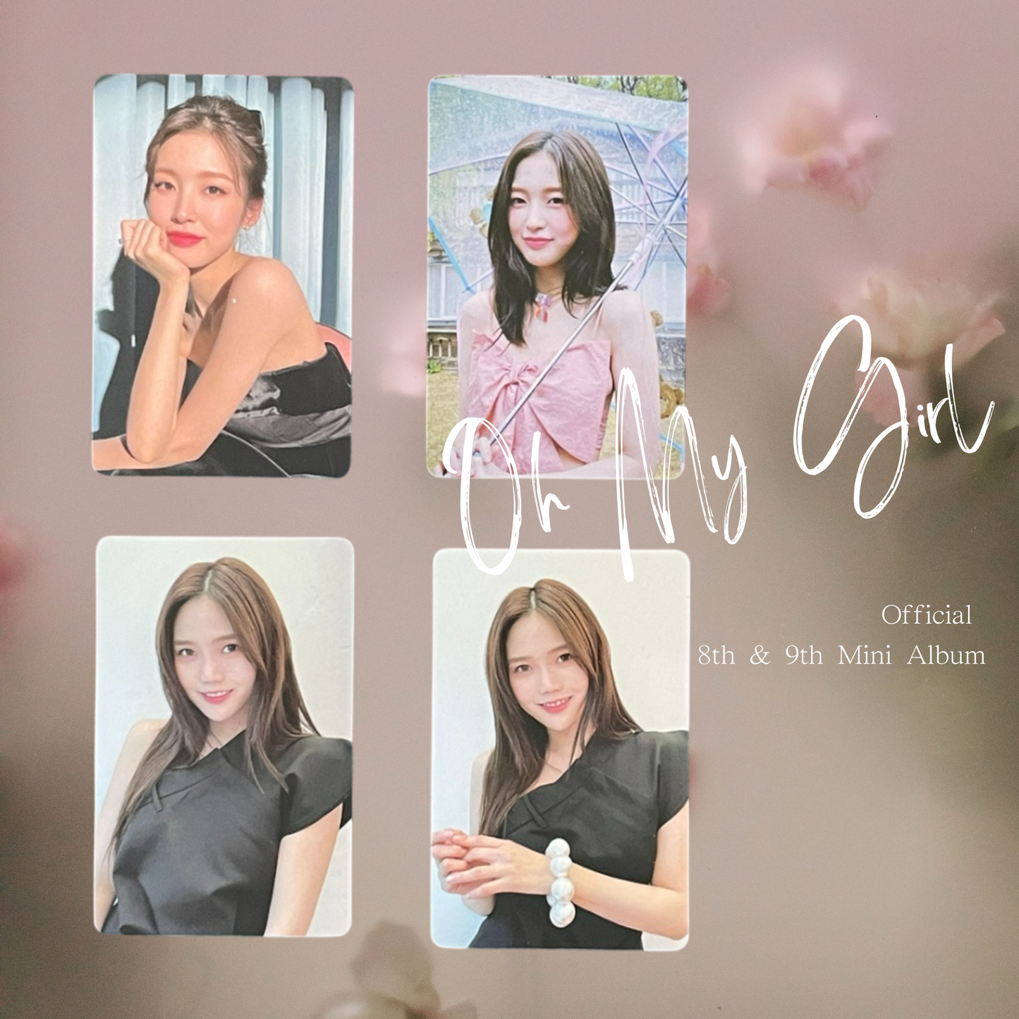 Oh My Girl Official Photocard Set – 8th & 9th Mini Albums (Dear Oh My Girl / Real Love)