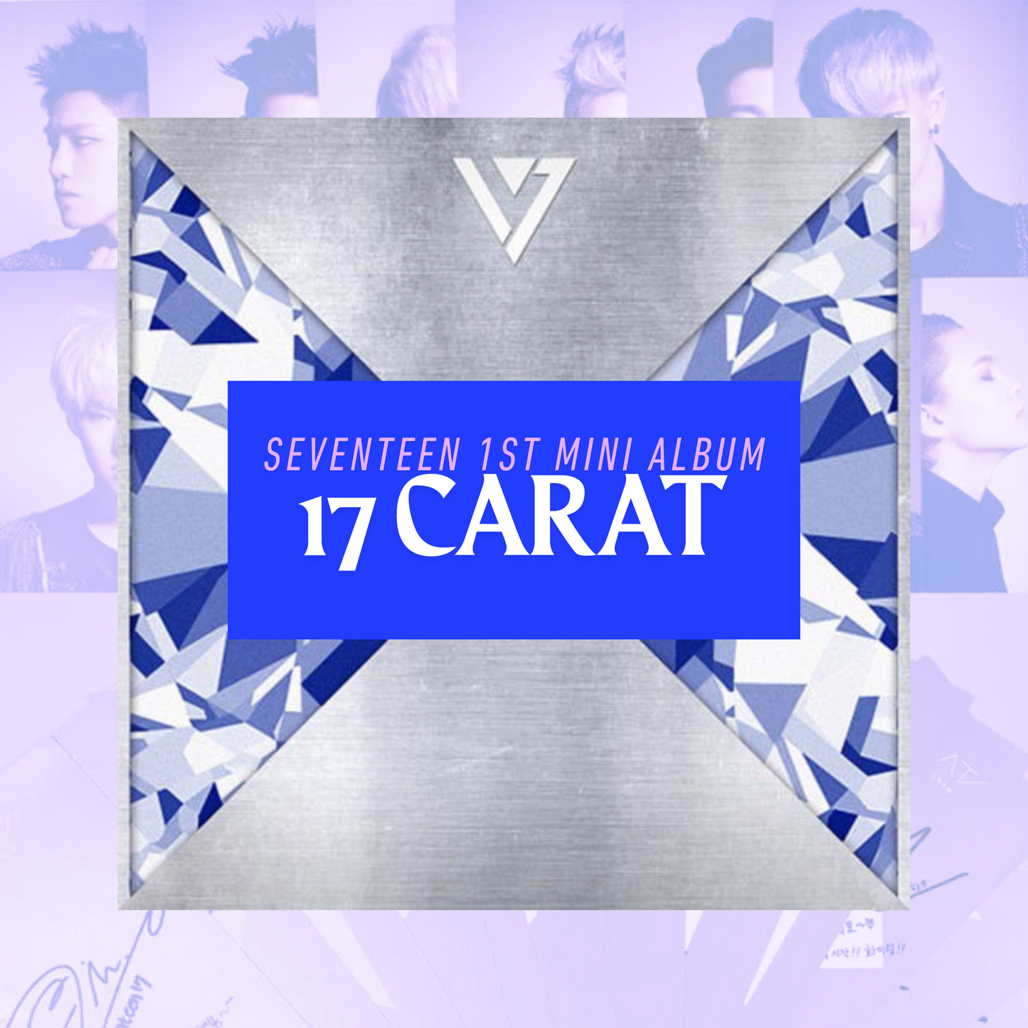 SEVENTEEN 1st Mini Album 17 CARAT (CD + Photobook + Photocard) – Sealed