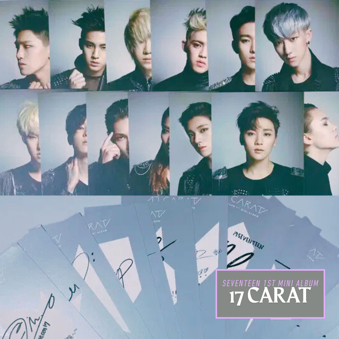 SEVENTEEN 1st Mini Album 17 CARAT (CD + Photobook + Photocard) – Sealed