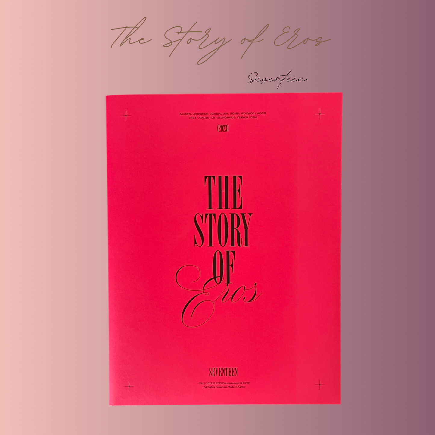 SEVENTEEN 2023 Season's Greetings The Story of Eros Mini Poster Set - Kpop Official Merchandise