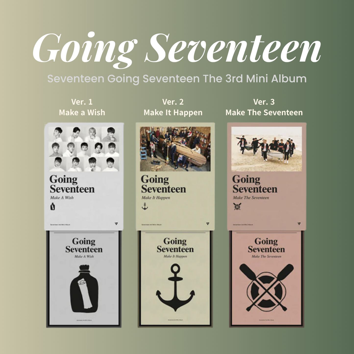 SEVENTEEN 3rd Mini Album Going Seventeen (Random / Sealed)