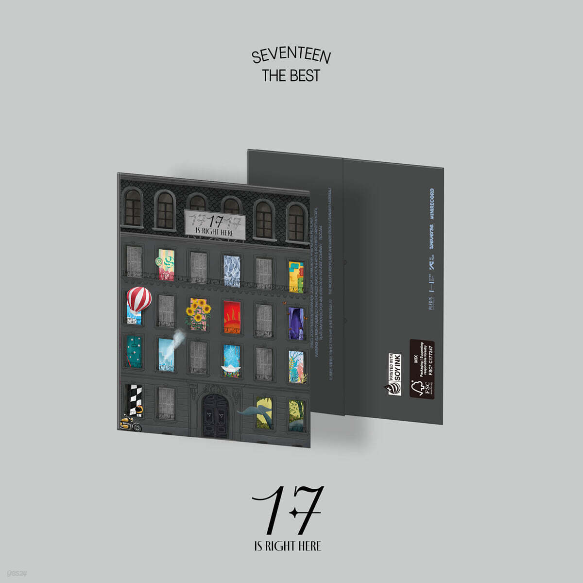 SEVENTEEN THE BEST "IS RIGHT HERE" WEVERSE ALBUM