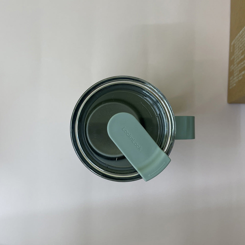 LocknLock Stainless Steel Metro Sealed Mug Tumbler with Handle - 600ml / 20.2oz - Perfect for Every Use