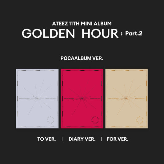 ATEEZ 11th Mini Album [GOLDEN HOUR Part.2] (POCAALBUM Version - Random)