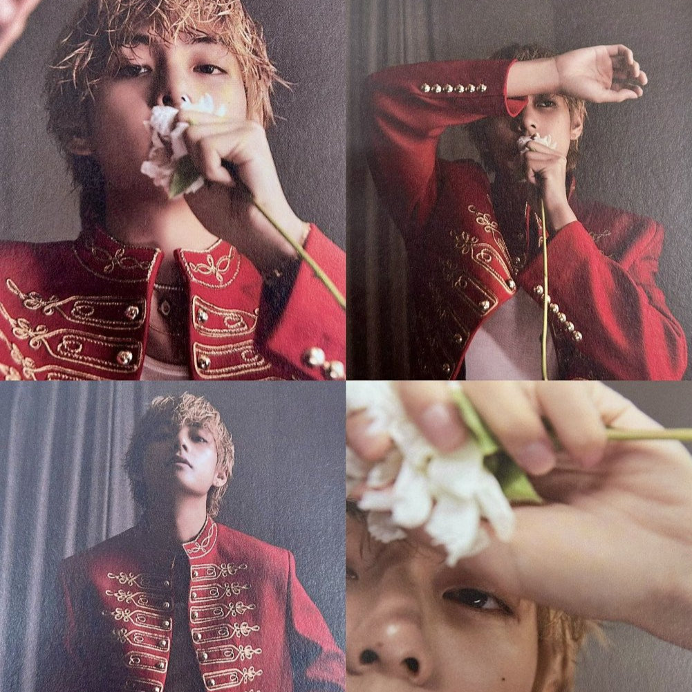 BTS V [Rêvé] Official Postcard Set (133pcs) + Magnet & Keyring | Taehyung KPOP Collector’s Box | ARMY Gift