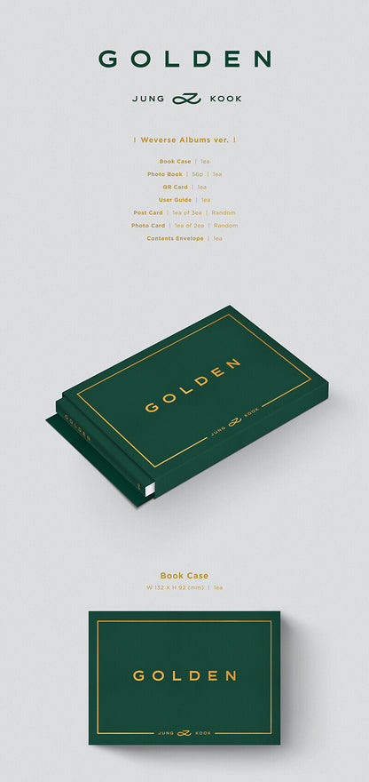 BTS Jungkook - [GOLDEN] Weverse Albums Ver.