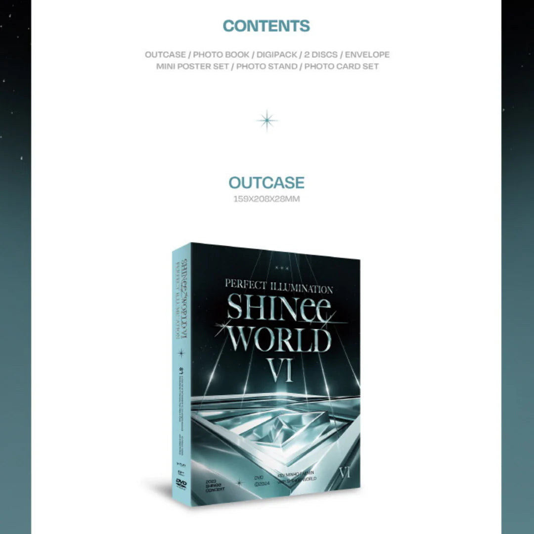 SHINee WORLD VI PERFECT ILLUMINATION in SEOUL DVD (Sealed)