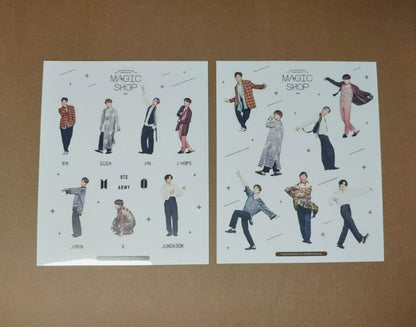 BTS Map of the Soul Tour Sticker & 5th Muster Magic Shop Japan Deco Sticker Set (Free Shipping)