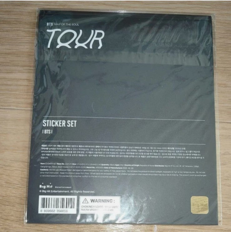 BTS Map of the Soul Tour Sticker & 5th Muster Magic Shop Japan Deco Sticker Set (Free Shipping)