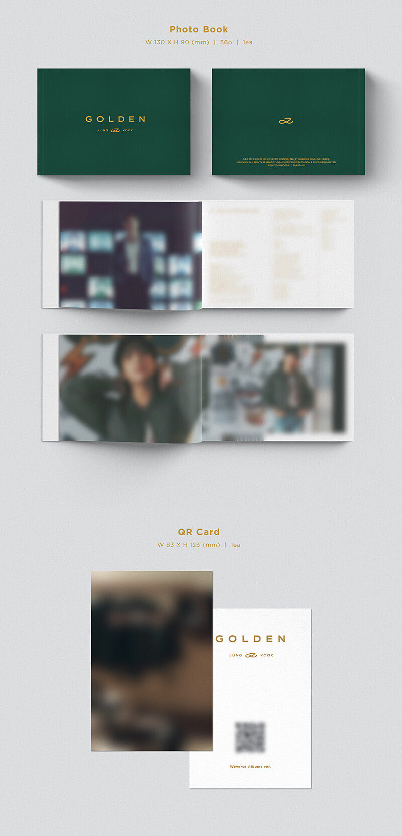 BTS Jungkook - [GOLDEN] Weverse Albums Ver.