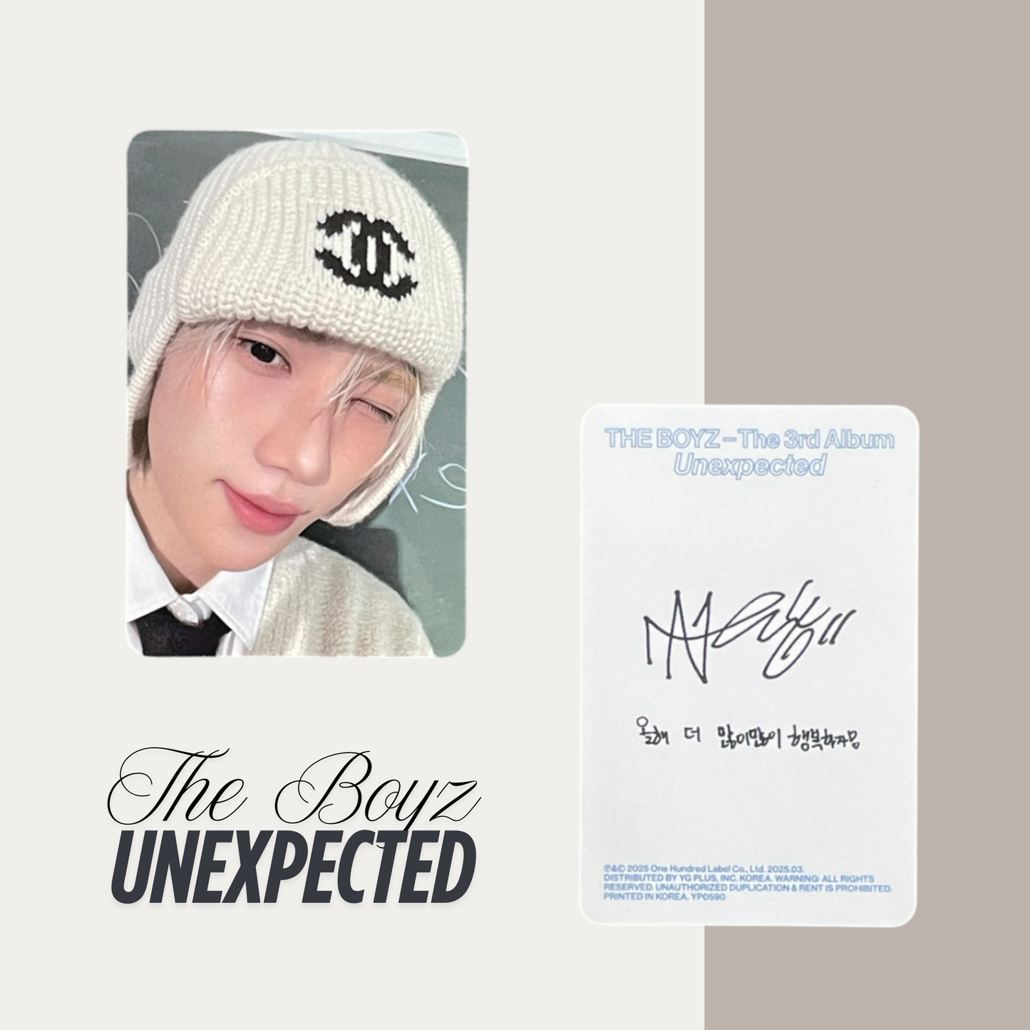 THE BOYZ Unexpected Official Photocard Set 2 – The Newly Released Album 2025