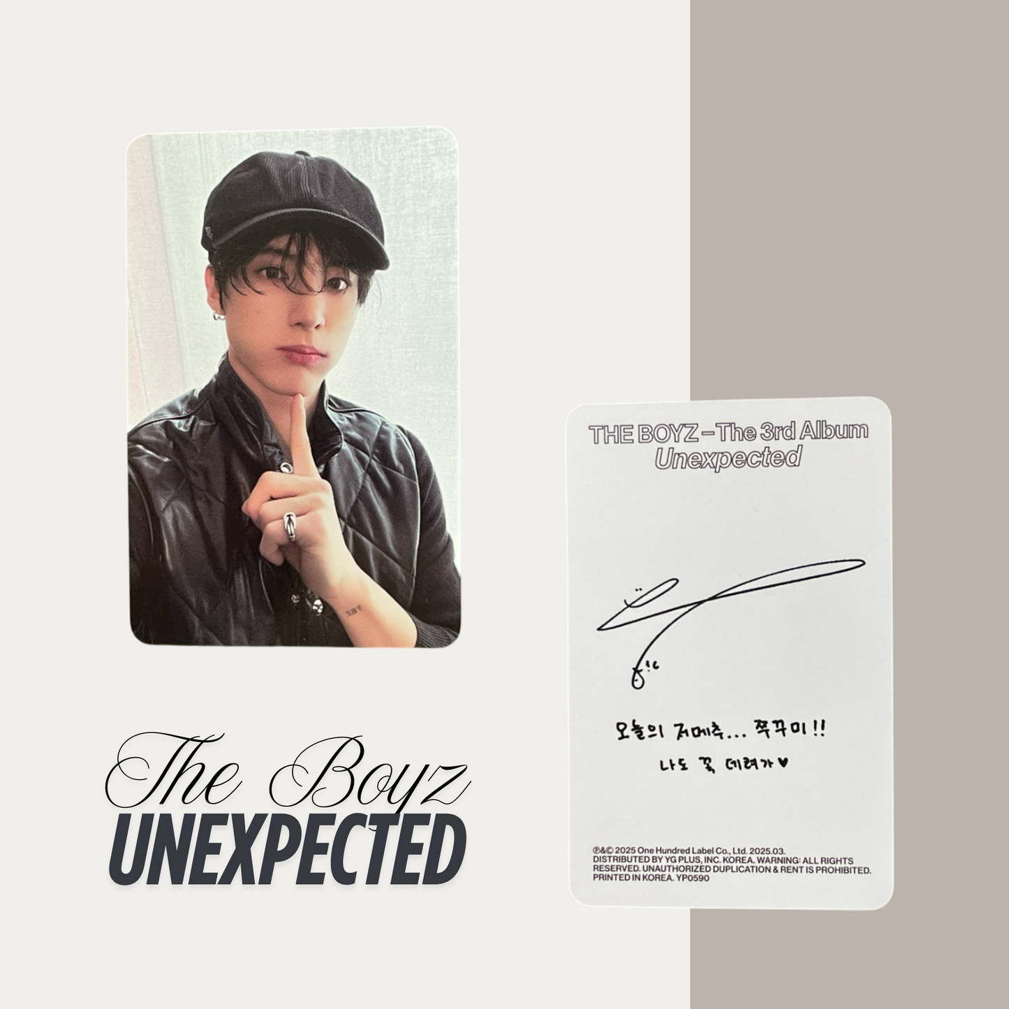 THE BOYZ Unexpected Official Photocard Set 1 – The Newly Released Album 2025