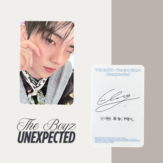 THE BOYZ Unexpected Official Photocard Set 2 – The Newly Released Album 2025