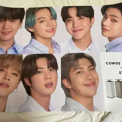 BTS X Coway Air Purifier Poster Set - Authentic Promotional Collectible
