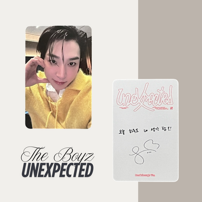 THE BOYZ Unexpected Official Photocard Set 4 – The Newly Released Album 2025