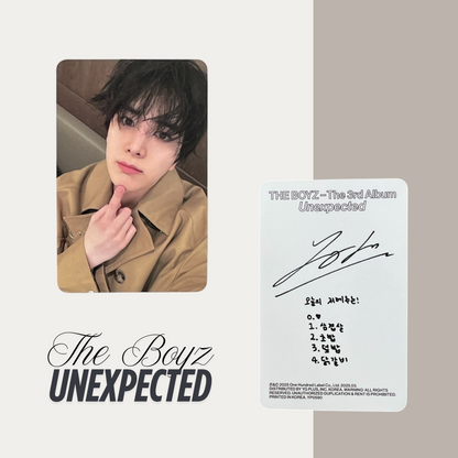 THE BOYZ Unexpected Official Photocard Set 1 – The Newly Released Album 2025