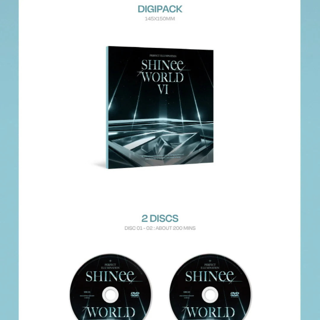 SHINee WORLD VI PERFECT ILLUMINATION in SEOUL DVD (Sealed)