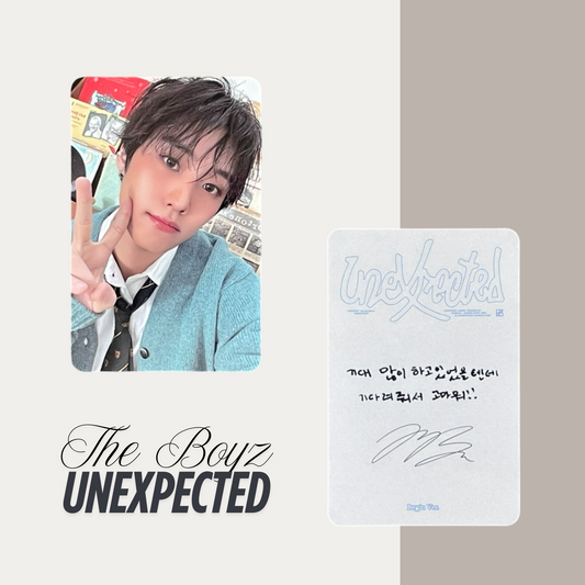 THE BOYZ Unexpected Official Photocard Set 5 – The Newly Released Album 2025