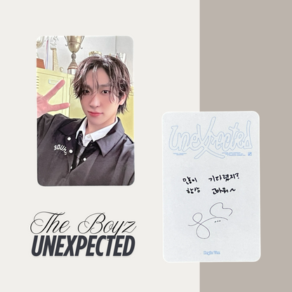THE BOYZ Unexpected Official Photocard Set 5 – The Newly Released Album 2025