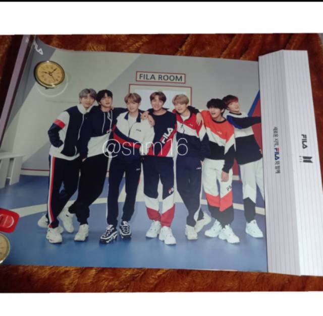 BTS X FILA Seoul Limited Edition File Folder & Poster Collection