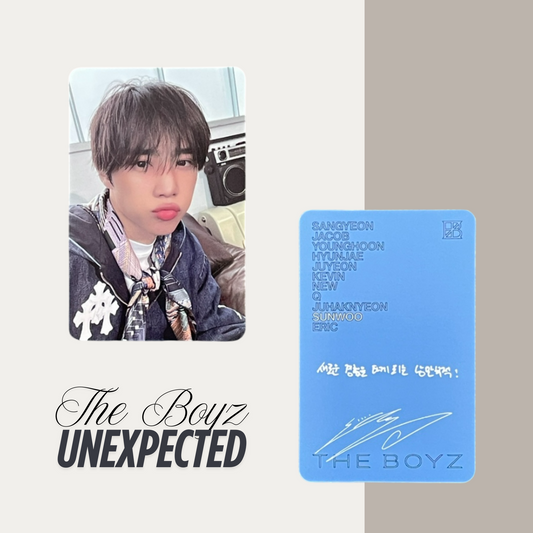 THE BOYZ Unexpected Official Photocard Set 6 – The Newly Released Album 2025
