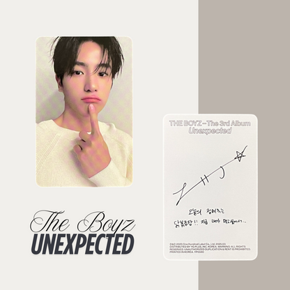 THE BOYZ Unexpected Official Photocard Set 1 – The Newly Released Album 2025