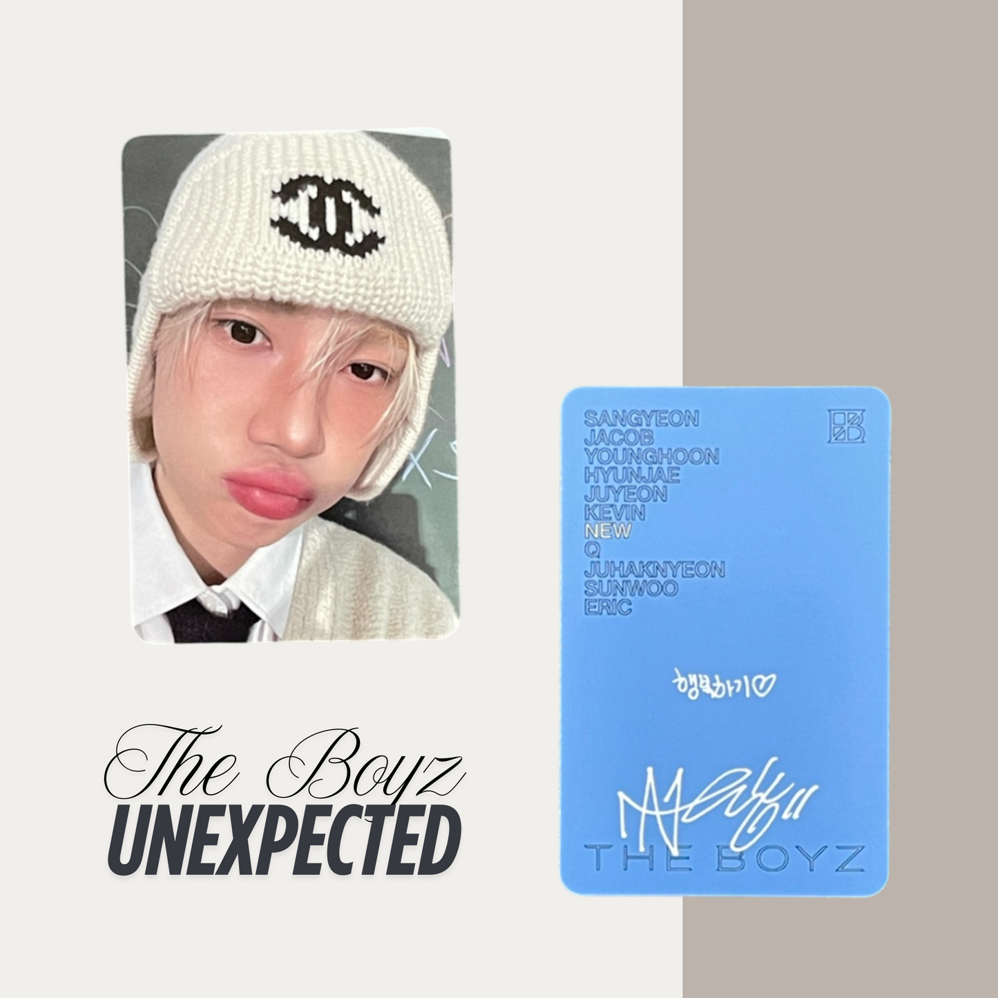 THE BOYZ Unexpected Official Photocard Set 6 – The Newly Released Album 2025