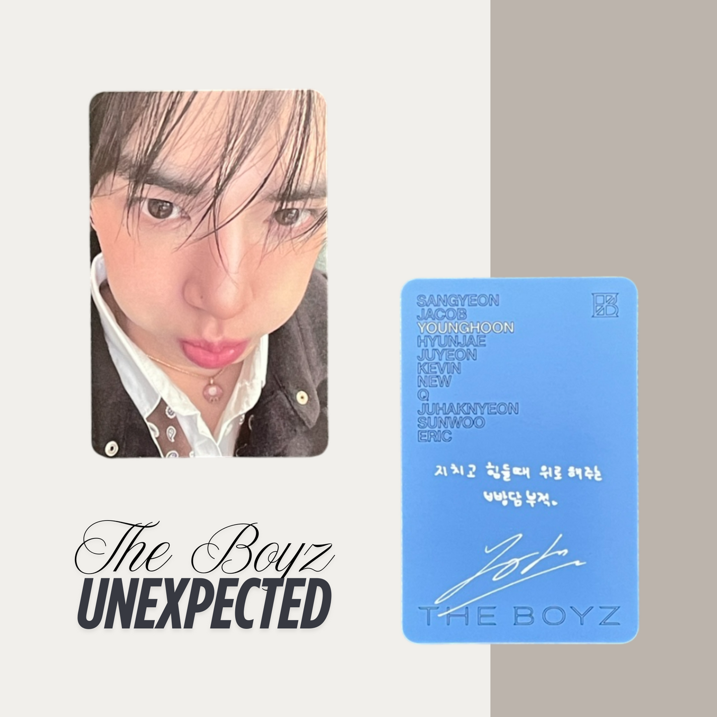 THE BOYZ Unexpected Official Photocard Set 6 – The Newly Released Album 2025