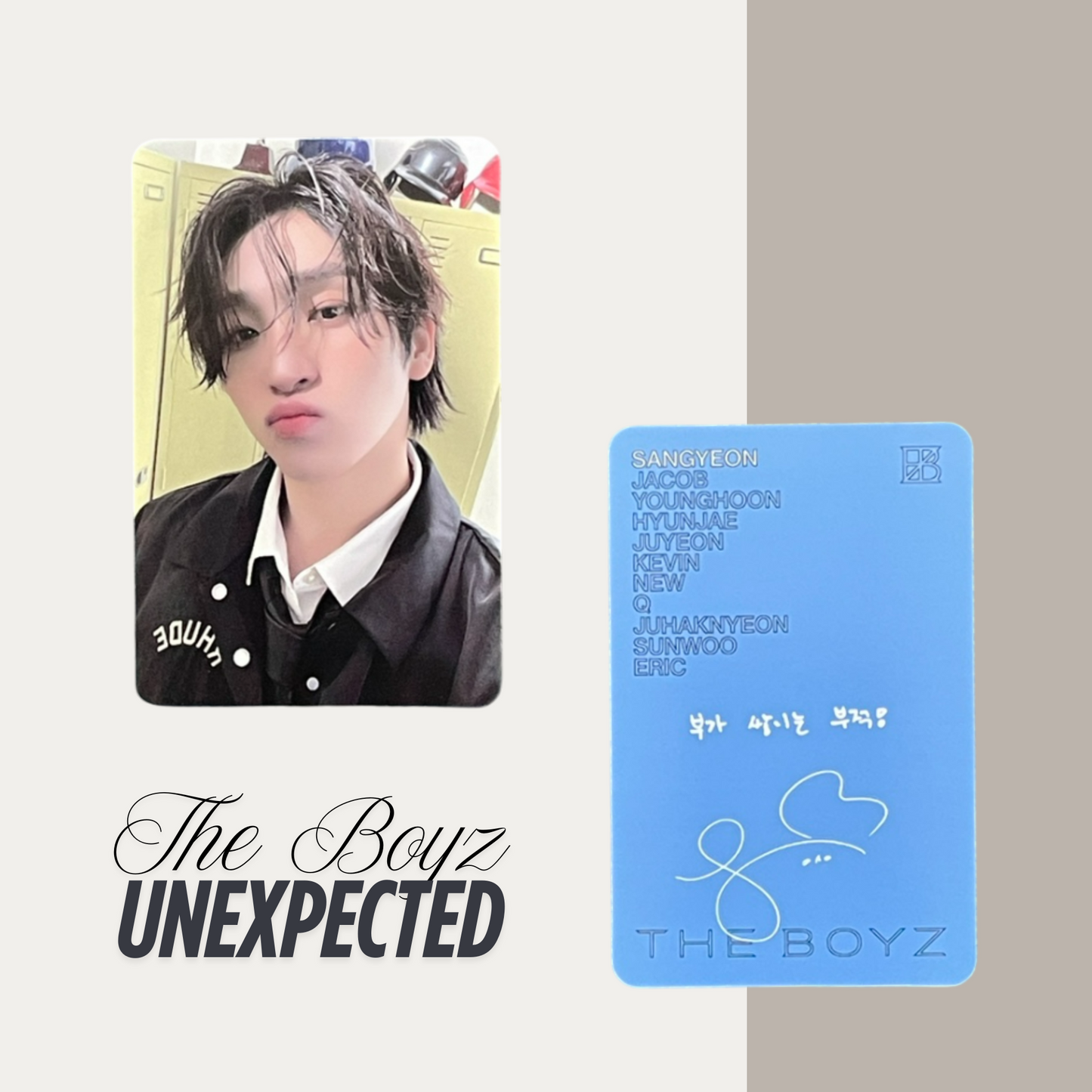 THE BOYZ Unexpected Official Photocard Set 6 – The Newly Released Album 2025