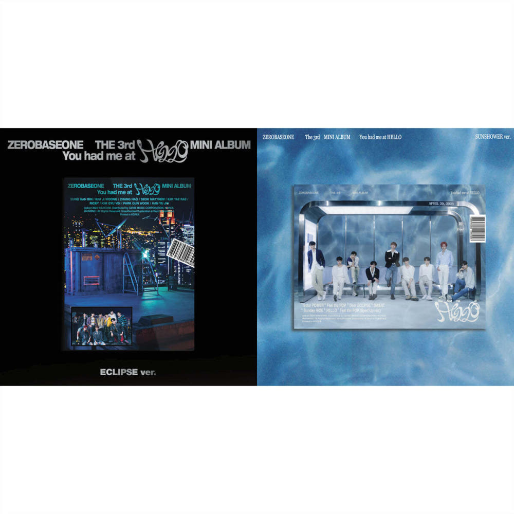 ZEROBASEONE - [You Had Me At HELLO] 3rd Mini Album (Eclipse & Sunshower Versions)